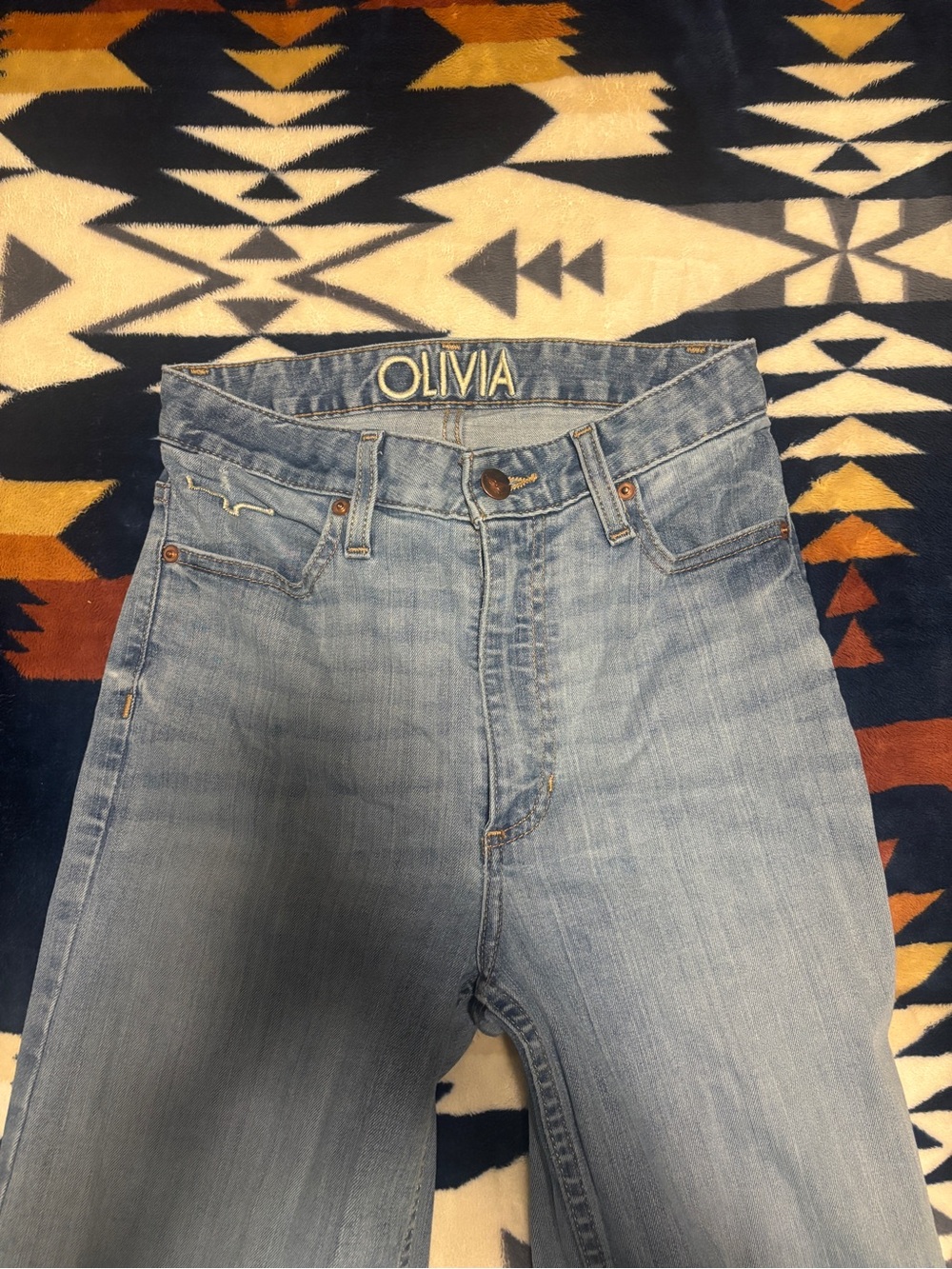 Kimes Ranch Olivia Light Blue Wide Leg Jeans